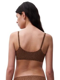 Chantelle Soft Stretch Padded Bralette - view 2, Wild Brown