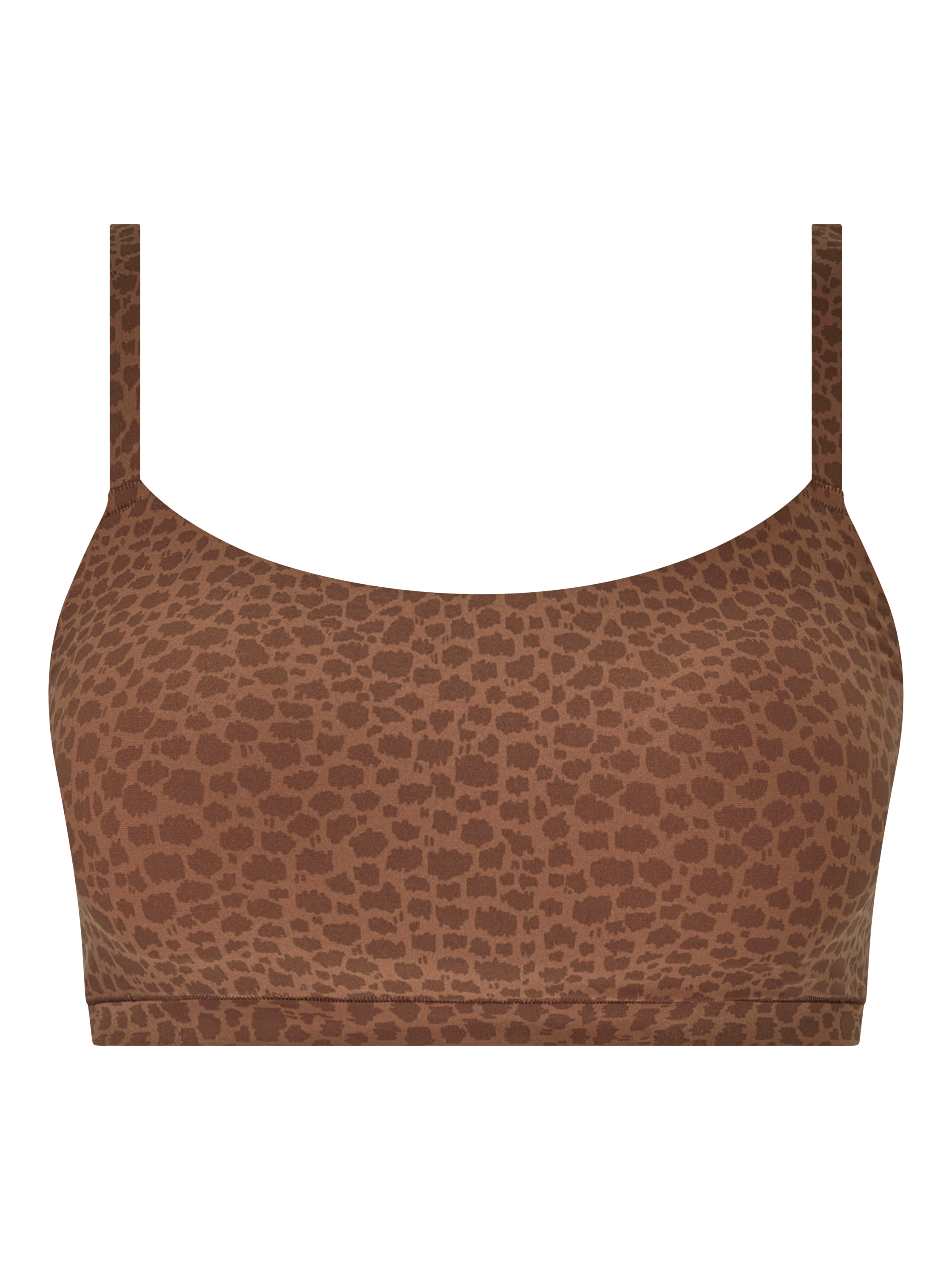 Product image 5 of 5, which shows Chantelle Soft Stretch Padded Bralette, Wild Brown, XS-S