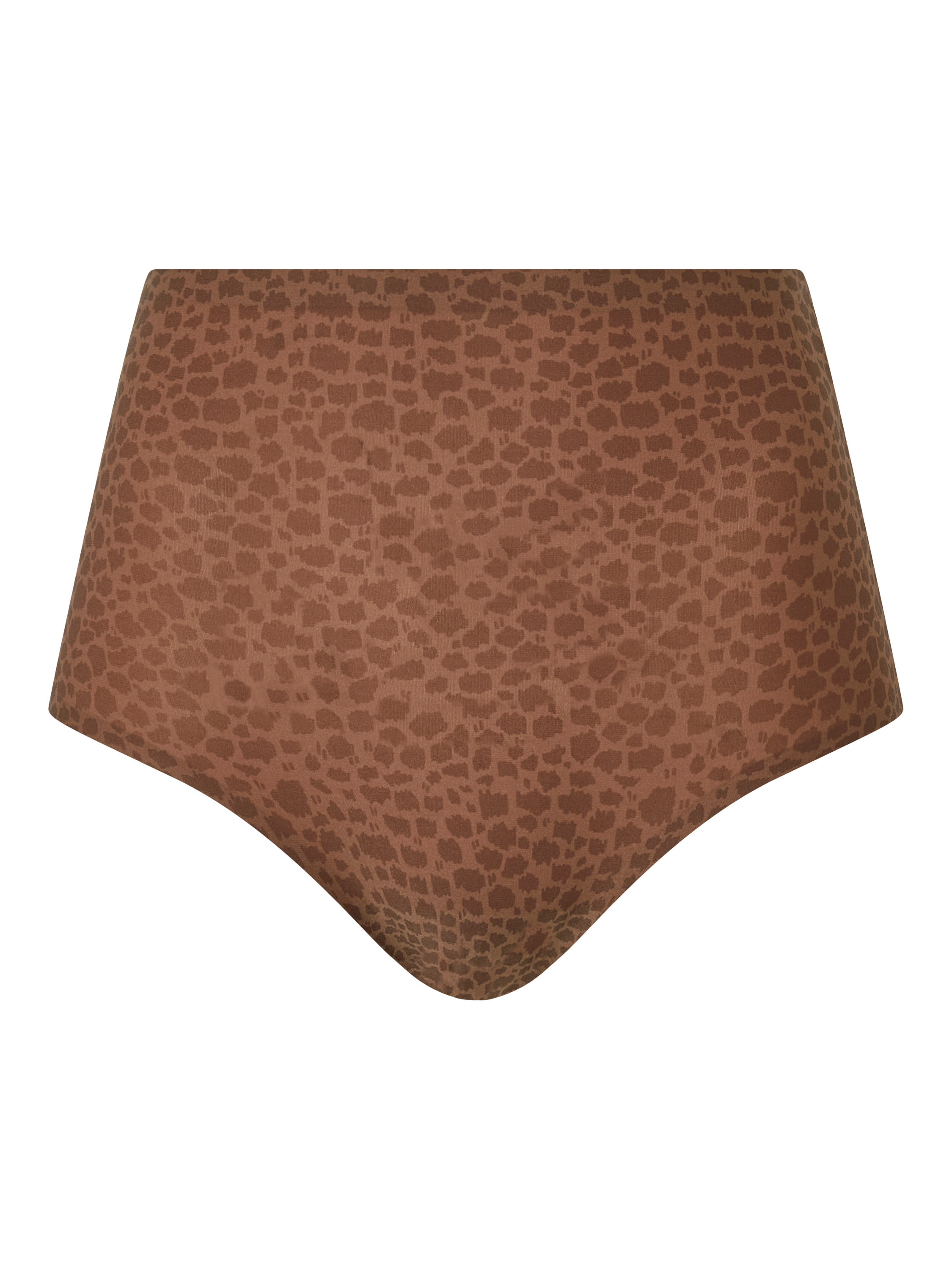 Product image 6 of 6, which shows Chantelle Soft Stretch High Waist Knickers, Wild Brown, One Size
