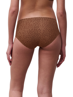 Chantelle Soft Stretch Hipster Knickers - view 2, Wild Brown