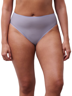 Chantelle Soft Stretch High Leg Knickers, Thistle Blue