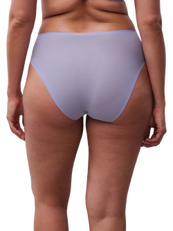 Chantelle Soft Stretch High Leg Knickers - view 2, Thistle Blue