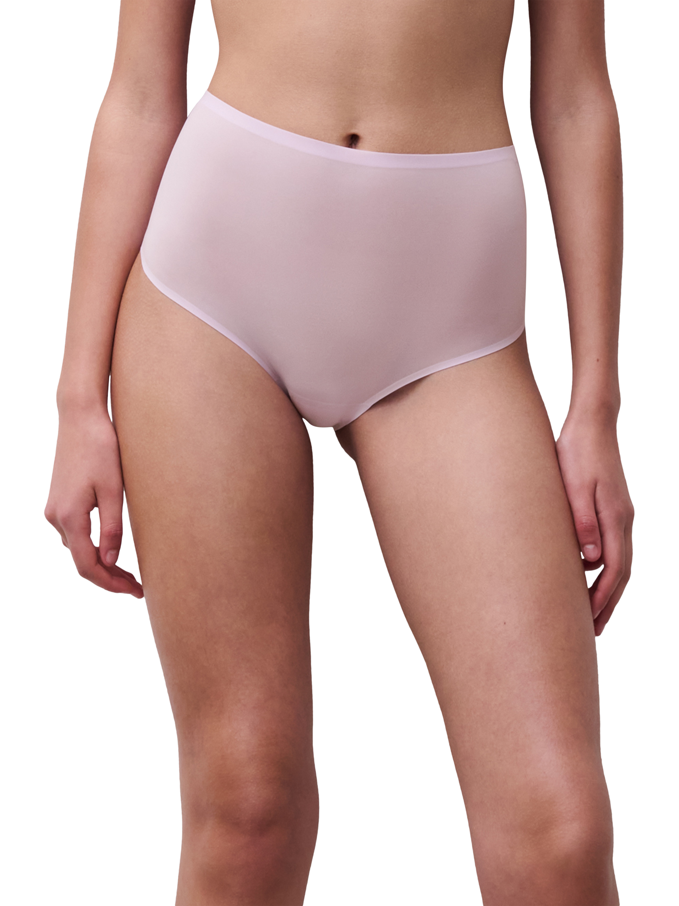 Product image 1 of 5, which shows Chantelle Soft Stretch High Waist Knickers, Lilac, One Size