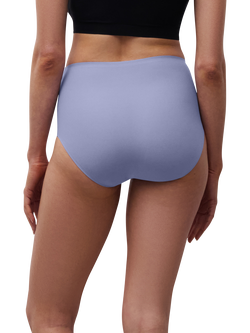 Chantelle Soft Stretch High Waist Knickers - view 2, Thistle Blue