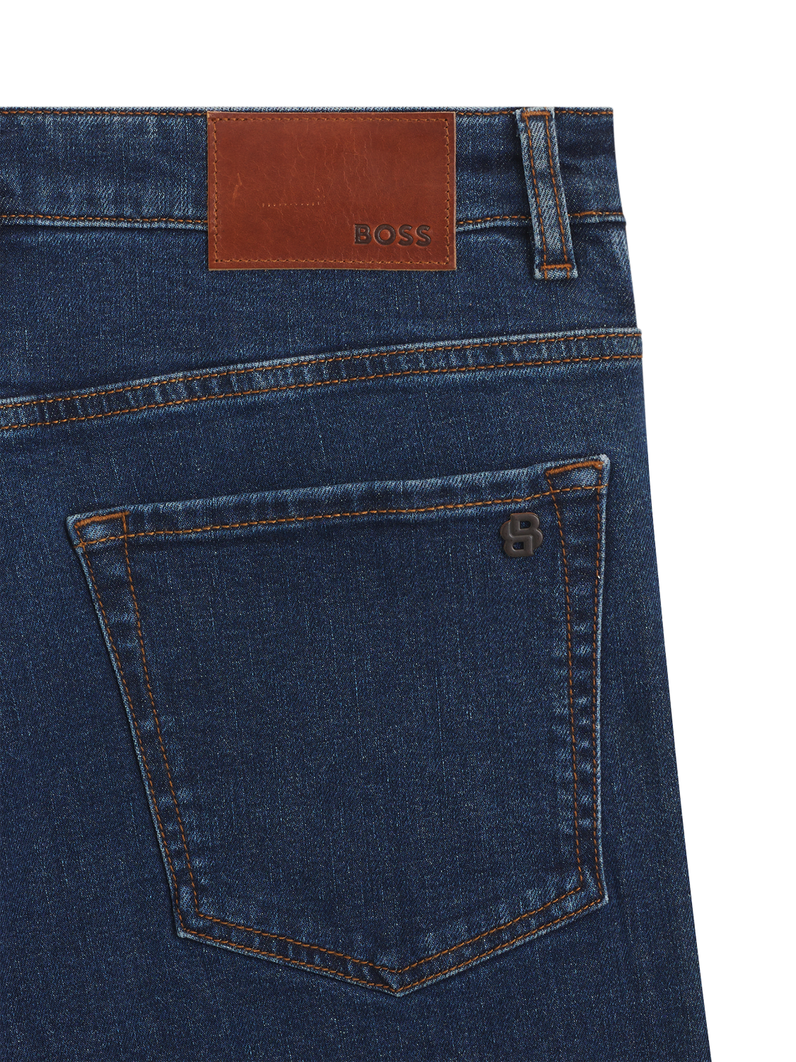 Product image 6 of 6, which shows BOSS Maine Denim Jeans, Dark Blue, 32R