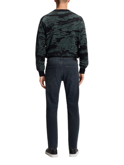 HUGO BOSS BOSS Maine Regular Fit Jeans - view 2, Dark Blue