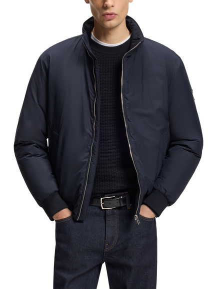 BOSS Water Repellent Windbreaker Jacket, Dark Blue, Dark Blue