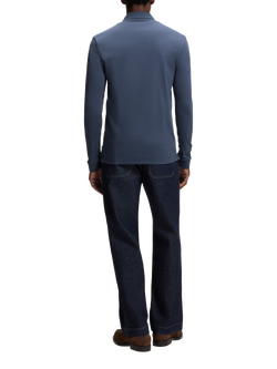 HUGO BOSS BOSS Cotton Polo Shirt - view 2, Blue