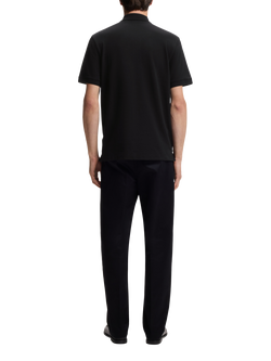 BOSS Pallas Cotton Polo Top - view 2, Black
