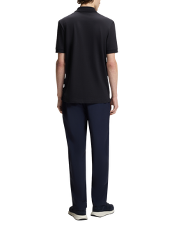 BOSS Cotton Rich Polo Shirt, Dark Blue - view 2, Dark Blue