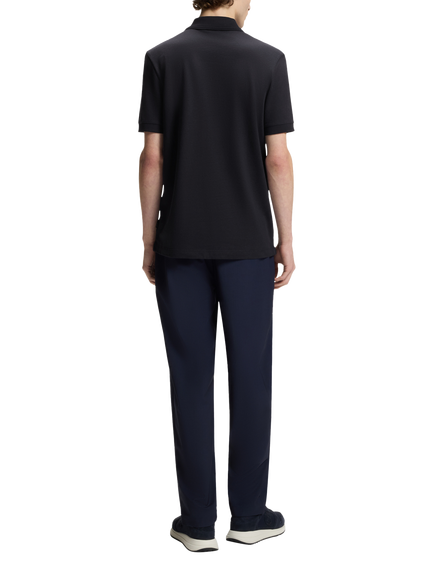 BOSS Cotton Rich Polo Shirt, Dark Blue - view 2, Dark Blue