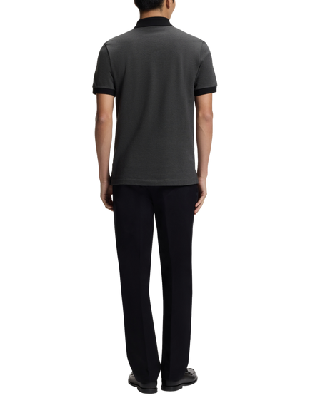 HUGO BOSS BOSS Cotton Polo Shirt - view 2, Black