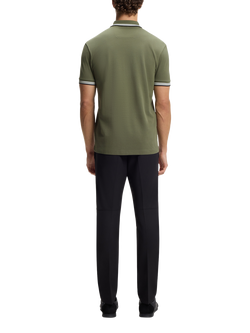 HUGO BOSS BOSS Paddy Cotton Polo Shirt, Khaki - view 2, Khaki