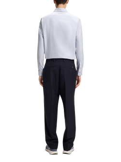 BOSS Heritage Cotton Regular Fit Shirt, Light Purple - view 2, Light Purple