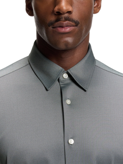 BOSS Regular Fit Performance Shirt, Open Green - view 2, Open Green