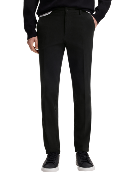 HUGO BOSS Slim Fit Cotton Blend Chinos, Black, Black