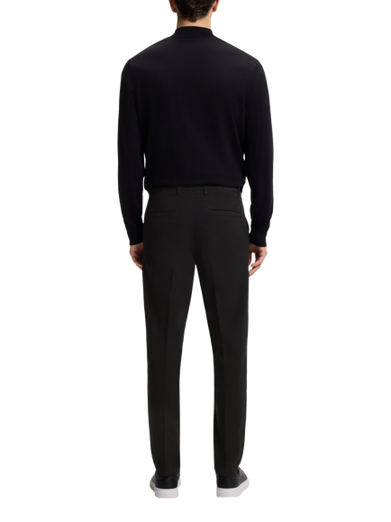 HUGO BOSS Slim Fit Cotton Blend Chinos, Black - view 2, Black