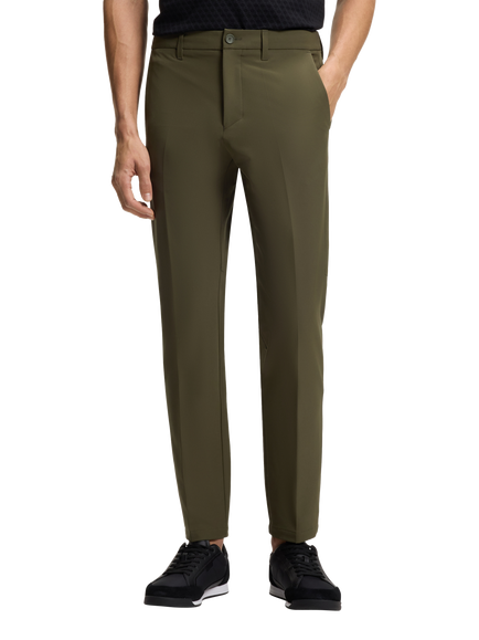 BOSS Slim Fit Tailored Trousers, Open Green, Open Green