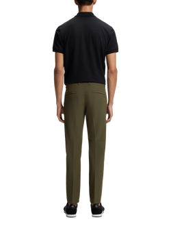 BOSS Slim Fit Tailored Trousers, Open Green - view 2, Open Green