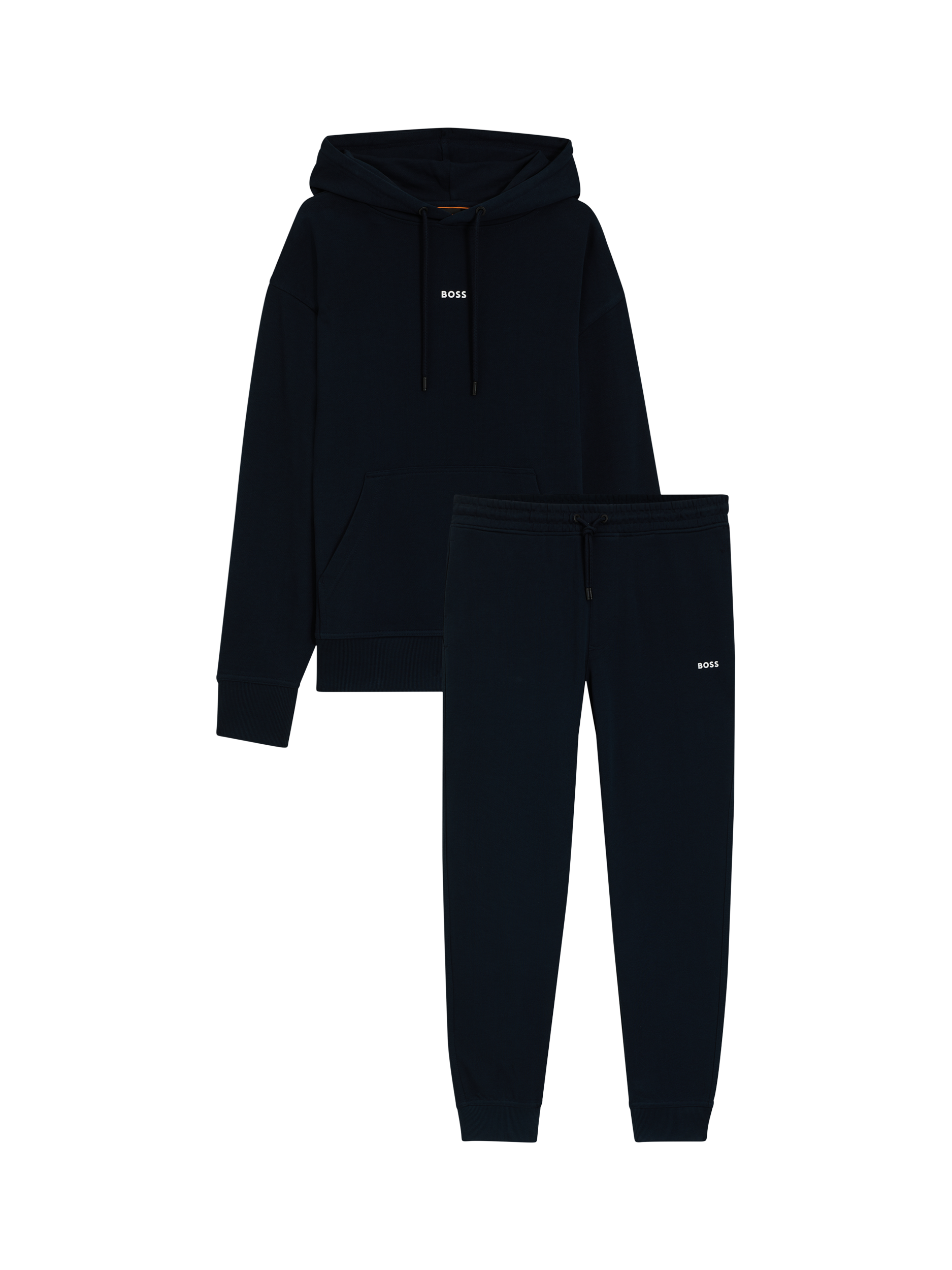 Product image 3 of 5, which shows BOSS Cotton Terry Tracksuit, Dark Blue, L