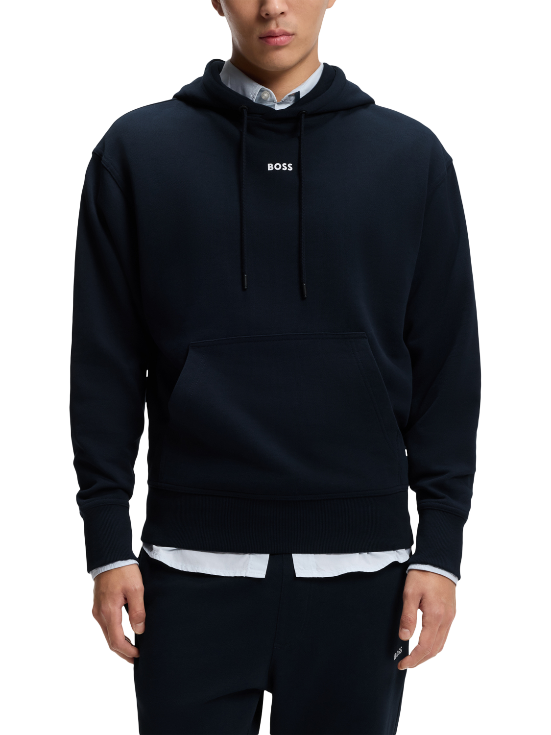 Product image 4 of 5, which shows BOSS Cotton Terry Tracksuit, Dark Blue, L