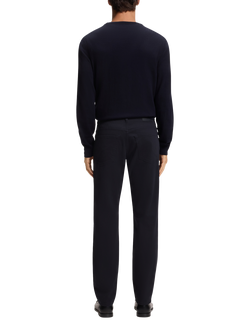 BOSS Slim Fit Tailored Trousers, Dark Blue - view 2, Dark Blue