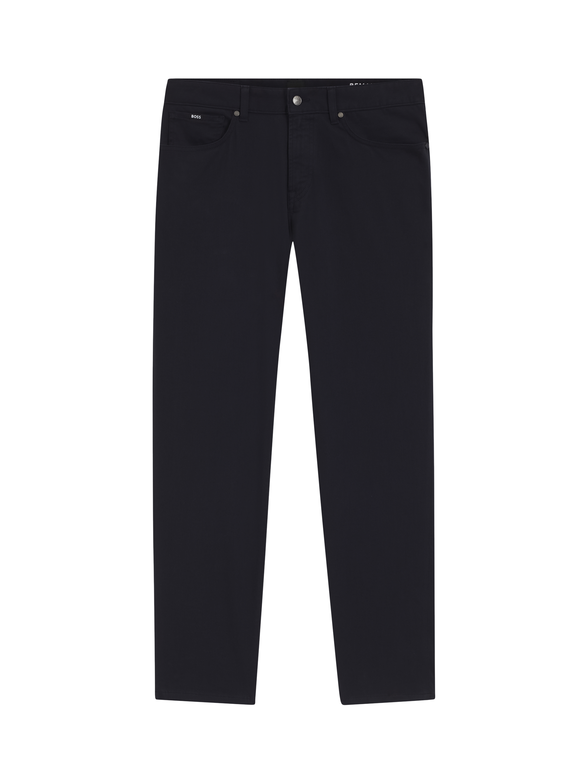 Product image 4 of 6, which shows BOSS Slim Fit Tailored Trousers, Dark Blue, 30R