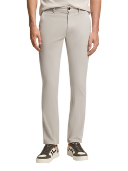 HUGO BOSS Slim Fit Stretch Cotton Chinos, Open Grey, Open Grey
