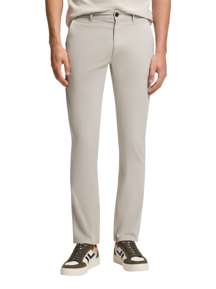 HUGO BOSS Slim Fit Stretch Cotton Chinos, Open Grey, Open Grey