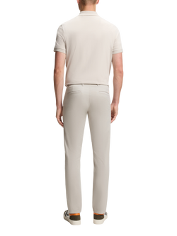 HUGO BOSS Slim Fit Stretch Cotton Chinos, Open Grey - view 2, Open Grey