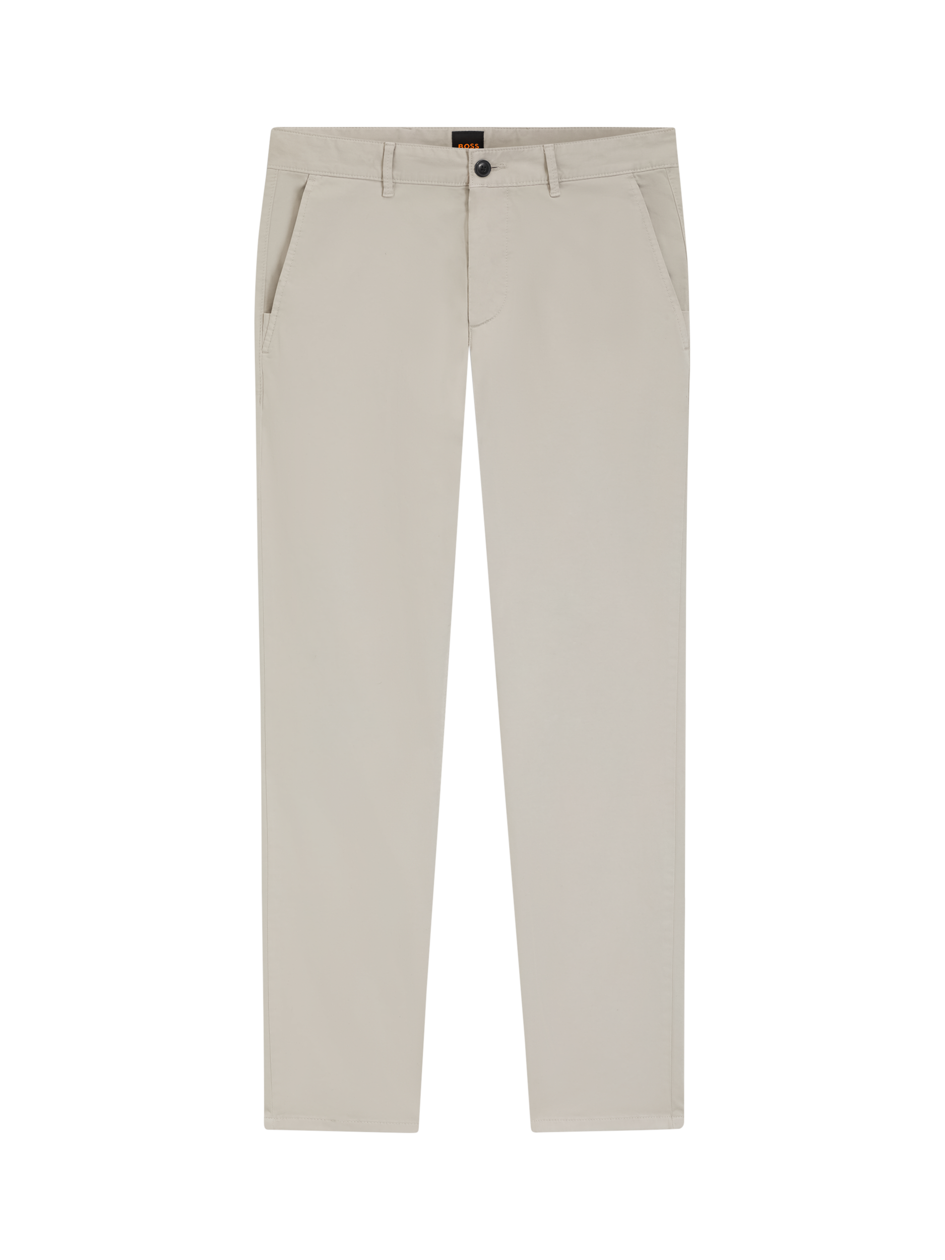 Product image 4 of 6, which shows HUGO BOSS Slim Fit Stretch Cotton Chinos, Open Grey, 36S