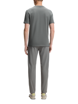 HUGO BOSS BOSS Tales Crew Neck Cotton T-Shirt, Open Grey - view 2, Open Grey