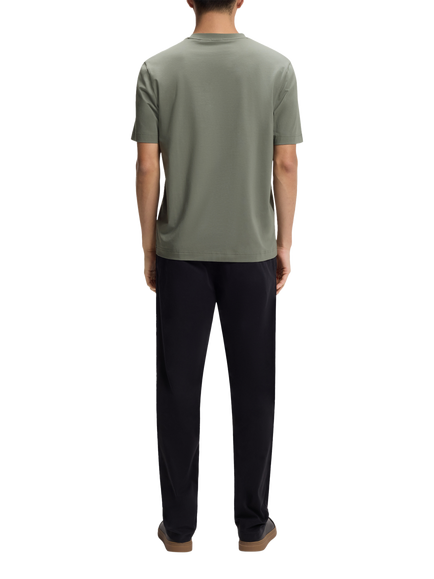 BOSS Cotton Loose Fit Short Sleeve T-Shirt, Open Grey - view 2, Open Grey