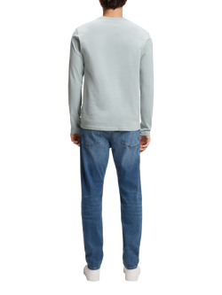 BOSS Cotton Long Sleeve T-Shirt, Silver - view 2, Silver
