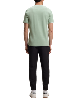 BOSS Cotton Blend Regular Fit Short Sleeve T-Shirt, Open Green - view 2, Open Green
