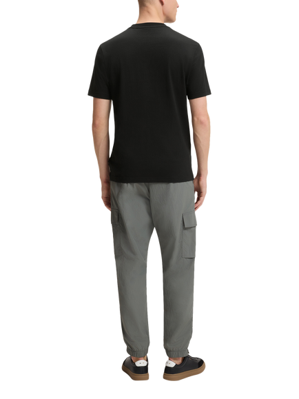 BOSS Cotton Regular Fit Short Sleeve Bear Graphic T-Shirt, Black - view 2, Black