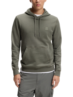 BOSS Cotton Hoodie, Mid Grey, Mid Grey
