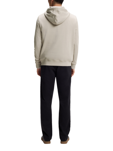 BOSS Cotton French Terry Hoodie, Open Grey - view 2, Open Grey