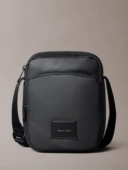 Calvin Klein Puffer Utility Reporter Bag, Black, Black