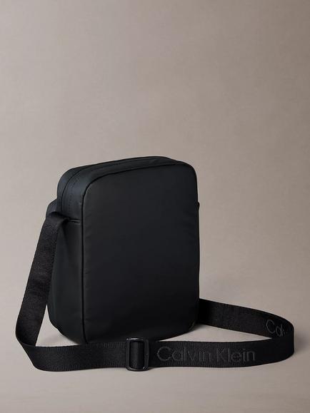 Calvin Klein Puffer Utility Reporter Bag, Black - view 2, Black