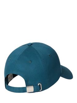 Calvin Klein Logo Cotton Baseball Cap, Dark Teal - view 2, Dark Teal