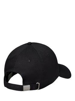 Calvin Klein Monogram Woven Patch Cap, Black - view 2, Black