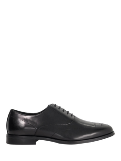 Dune London Shaay Leather Brogues, Black