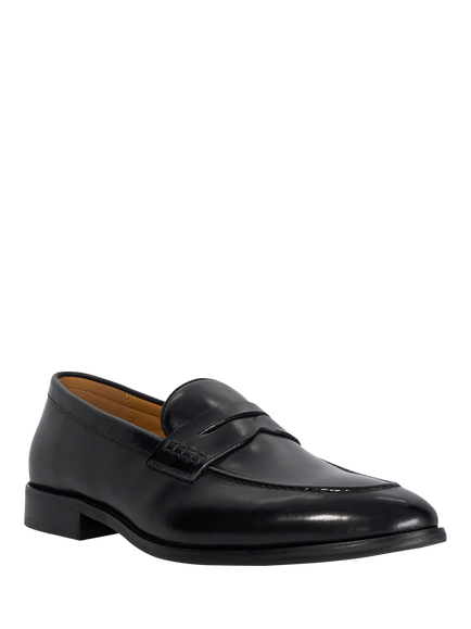 Dune London Skylers Leather Loafers - view 2, Black