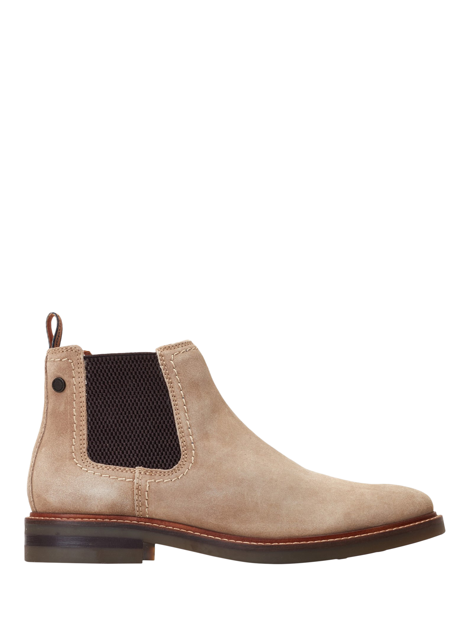 Base London Portland Suede - Stivali Chelsea Uomo In Pelle Scamosciata Con Suola Borchiata E Soletta Ortholite