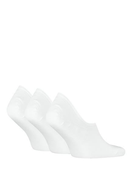 Calvin Klein Invisible Footie Socks, Pack of 3, White - view 2, White