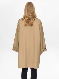 Numph Florian Single Breasted Coat, Brown - view 2, Brown