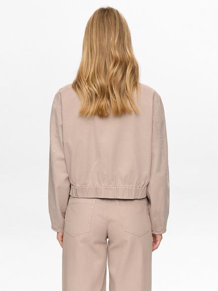 Numph Mariam Cropped Jacket, Beige - view 2, Beige