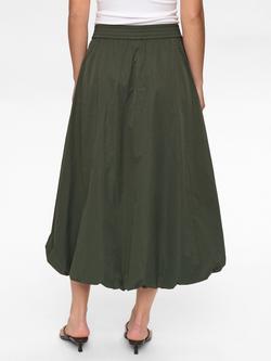 Numph Frankie Bali Midi Skirt, Khaki - view 2, Khaki