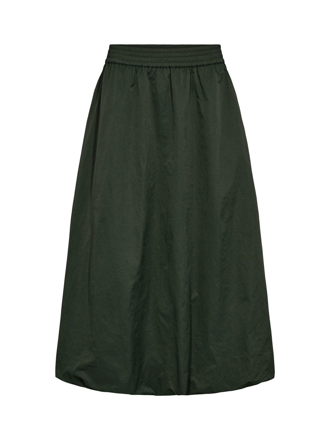 Product image 6 of 8, which shows Numph Frankie Bali Midi Skirt, Khaki, 34